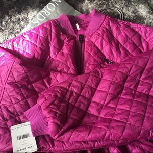 NWT Small Free People Easy Quilted Bomber Jacket